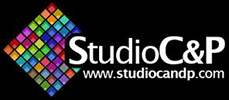 Logo studio d'enregistrement C&P
